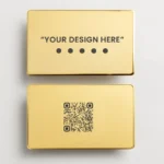 Customized Gold Metal Digital Business Card