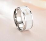 NFC Digital Titanium Steel Ring White - Image 2