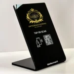 Custom NFC Acrylic Table Stand – For Menus & Easy Info Sharing | shape 7 - Image 2
