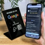 NFC Acrylic Google Review Table Stand 7-Shape - Image 3