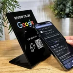 NFC Acrylic Google Review Table Stand 7-Shape - Image 2