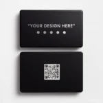 Customized Black Metal Digital Business Card