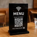 Custom NFC Table Stand – For Menus & Easy Info Sharing with Base - Image 2