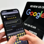 NFC Acrylic Google Review Table Stand 7-Shape - Image 4