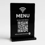 Custom NFC Table Stand – For Menus & Easy Info Sharing with Base