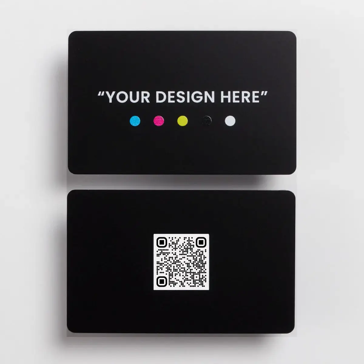 black pvc PVC Digital Business Card - Image 1