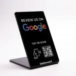 NFC Acrylic Google Review Table Stand 7-Shape