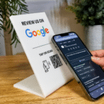 NFC Acrylic Google Review Table Stand 7-Shape - Image 7