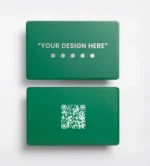 Customized Green Metal Digital Business Card